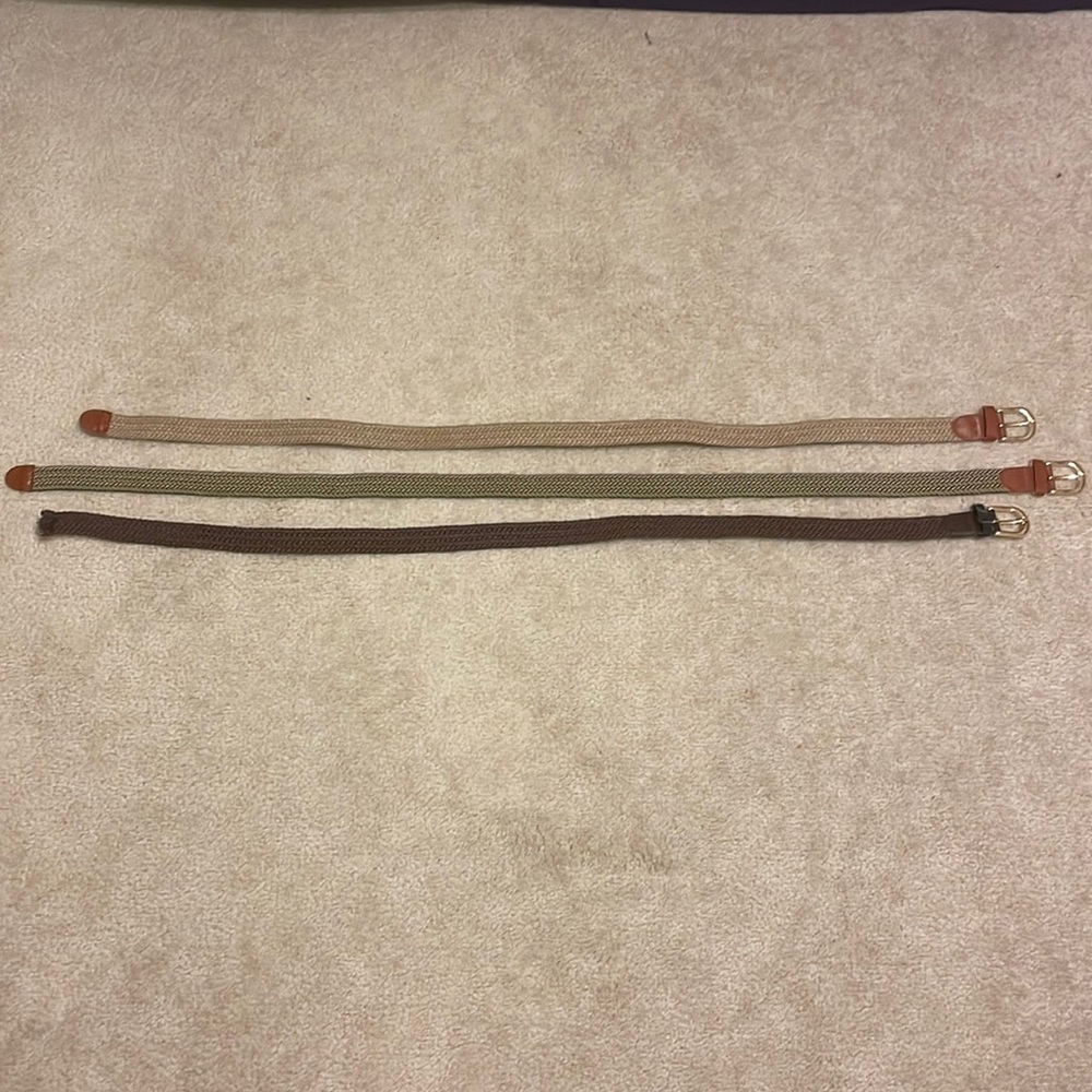 3 Adjustable Kids Belts